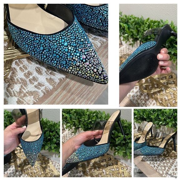 Guess Ombre Rhinestone Pointy Heels - Picture 1 of 2
